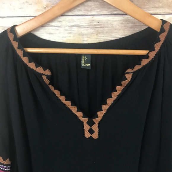 ❤️Forever 21 Boho shirt Size L - Picture 3 of 4